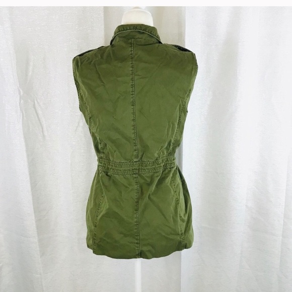 Forever 21 Army olive green utility vest - Picture 7 of 9